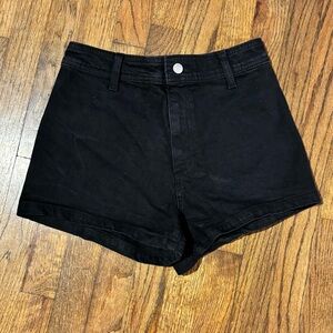 Universal Thread High Waist Black Denim Shorts
